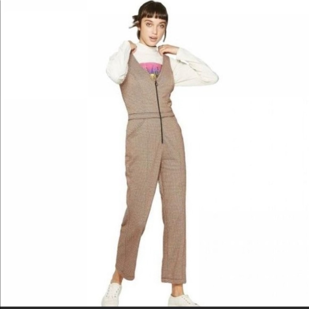 Plaid jumpsuit